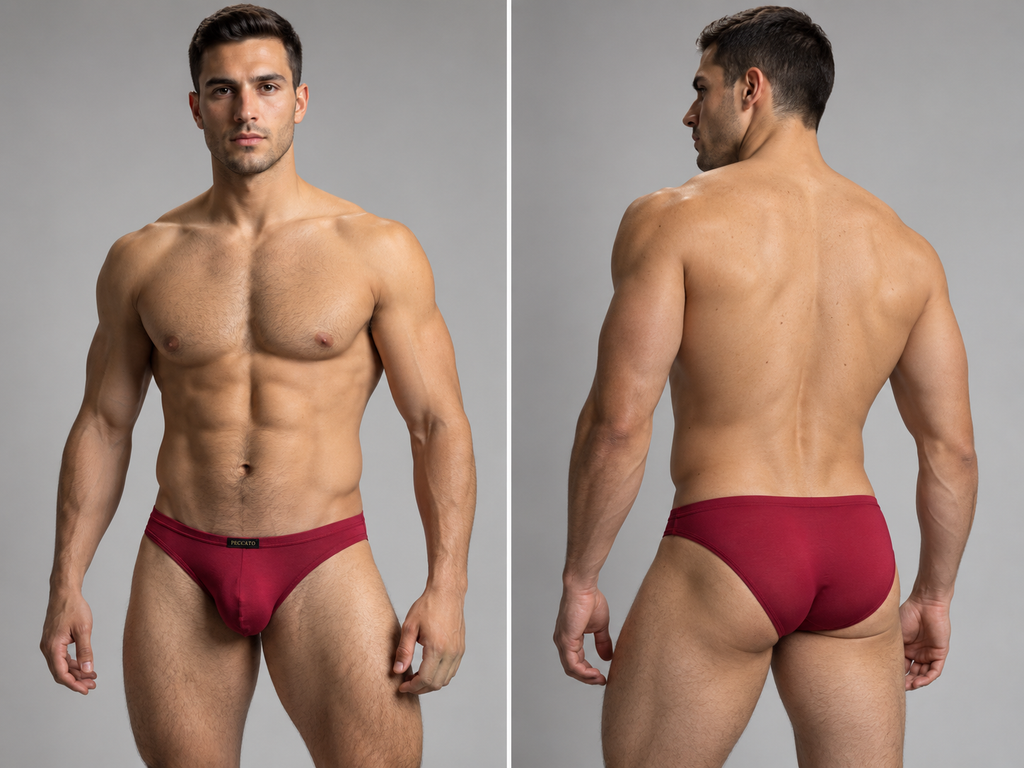 PECCATO MODEL DANTE MENS LOW WAIST BRIEF UNDERWEAR