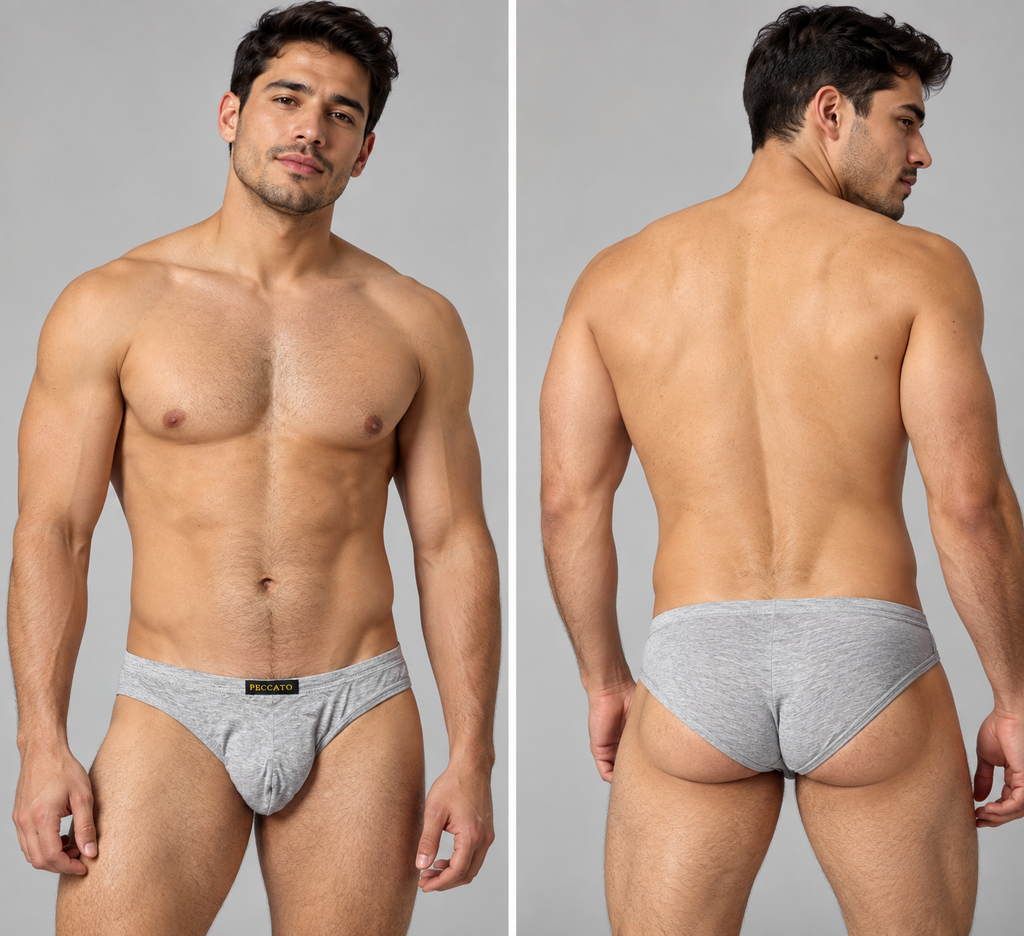 PECCATO MODEL DANTE MENS LOW WAIST BRIEF UNDERWEAR