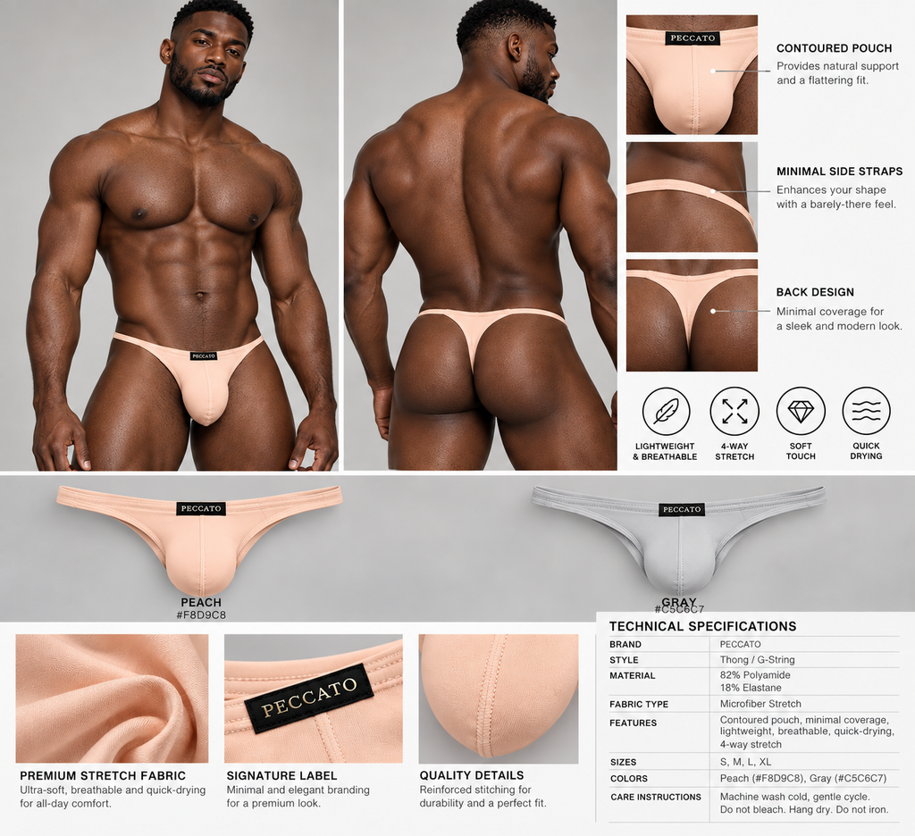 PECCATO LUST LOW-RISE THONG G-STRING