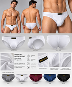 PECCATO MODEL DANTE MENS LOW WAIST BRIEF UNDERWEAR
