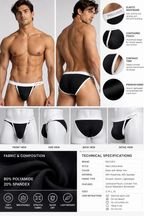 PECCATO SEDUCTIVE Men’s Bikini Brief  low-rise cut Soft elastic waistband